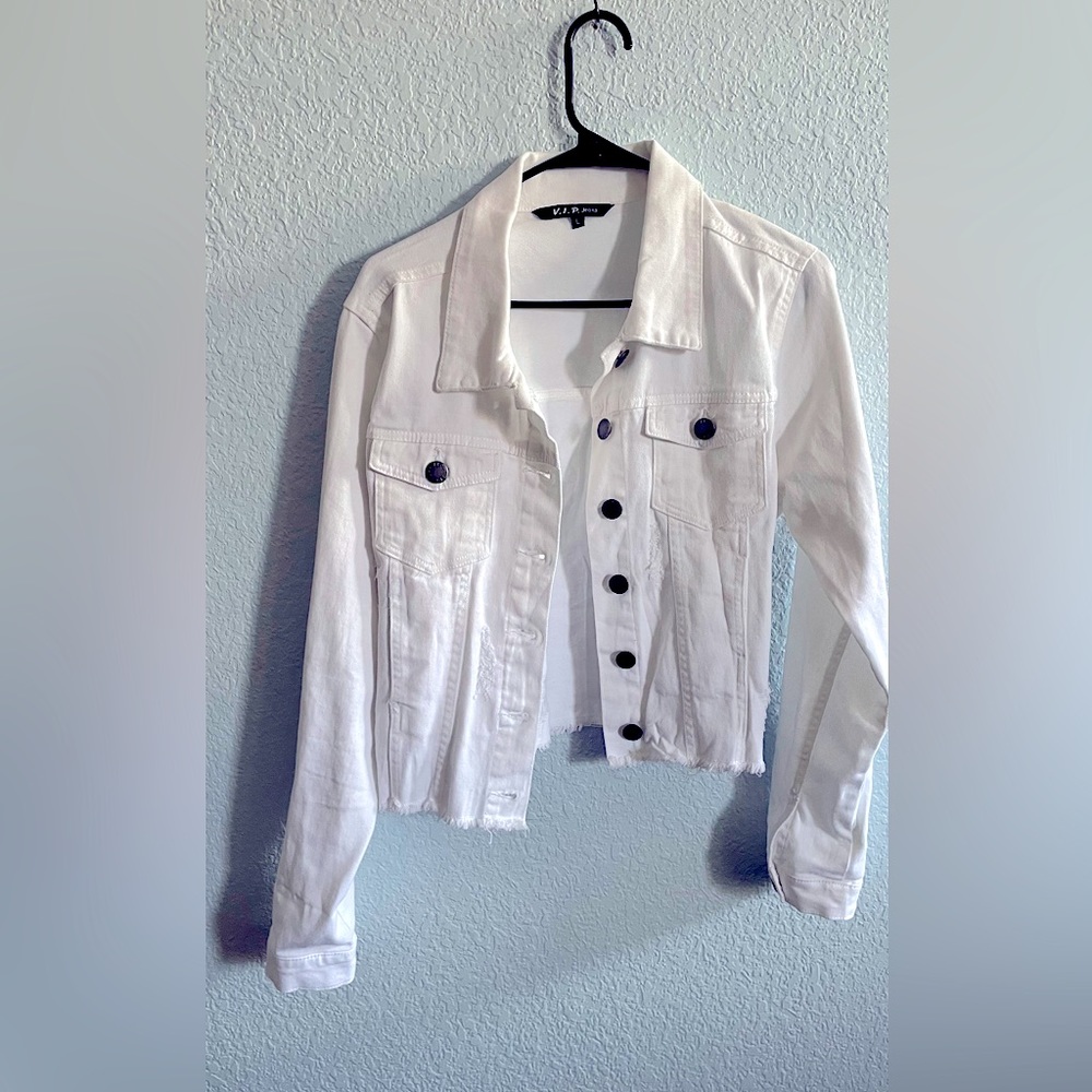 White Jean jacket